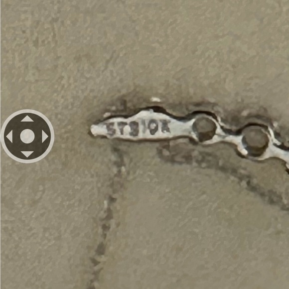 Kay Jewelers Silver Necklace with Sparkling Accents - Picture 9 of 10